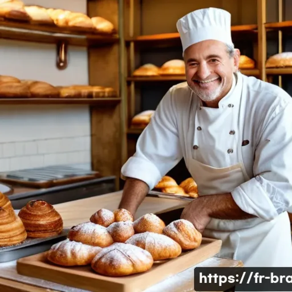 브랜드 커뮤니케이션 직무 경험담 - **Prompt:** A cozy, sun-drenched Parisian bakery kitchen, showcasing the authentic craftsmanship of ...