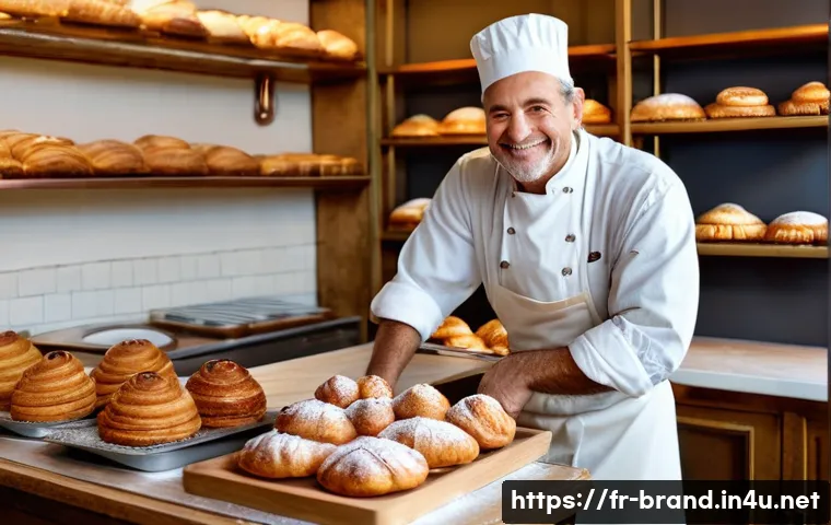 브랜드 커뮤니케이션 직무 경험담 - **Prompt:** A cozy, sun-drenched Parisian bakery kitchen, showcasing the authentic craftsmanship of ...